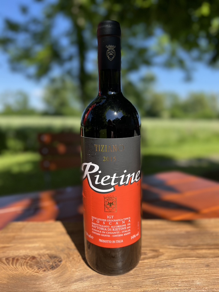 Rietine • Tiziano IGT Supertuscan 2015 • 0,75l • Rotwein • Toscana 