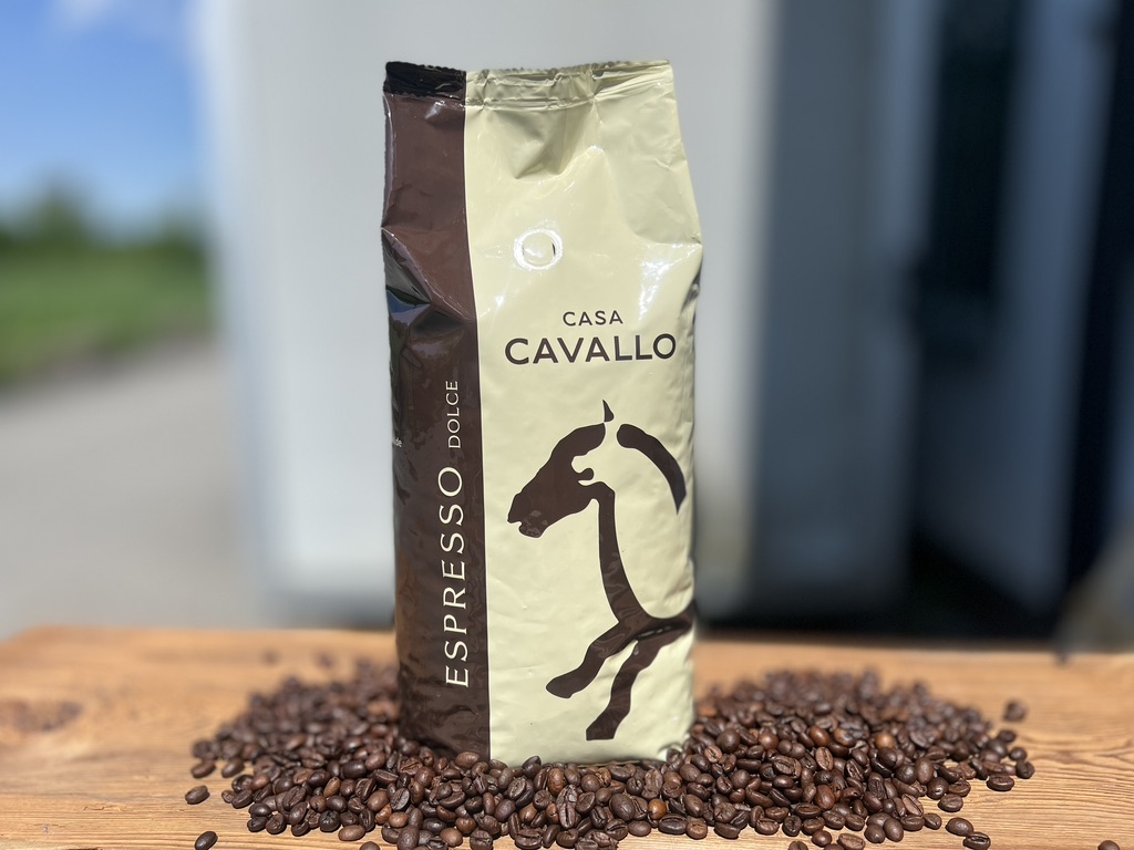 Espresso Dolce • CASA-CAVALLO • 1 KG • ganze Bohnen